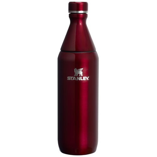 Stanley All Day Slim Bottle 20oz Garnet Shine